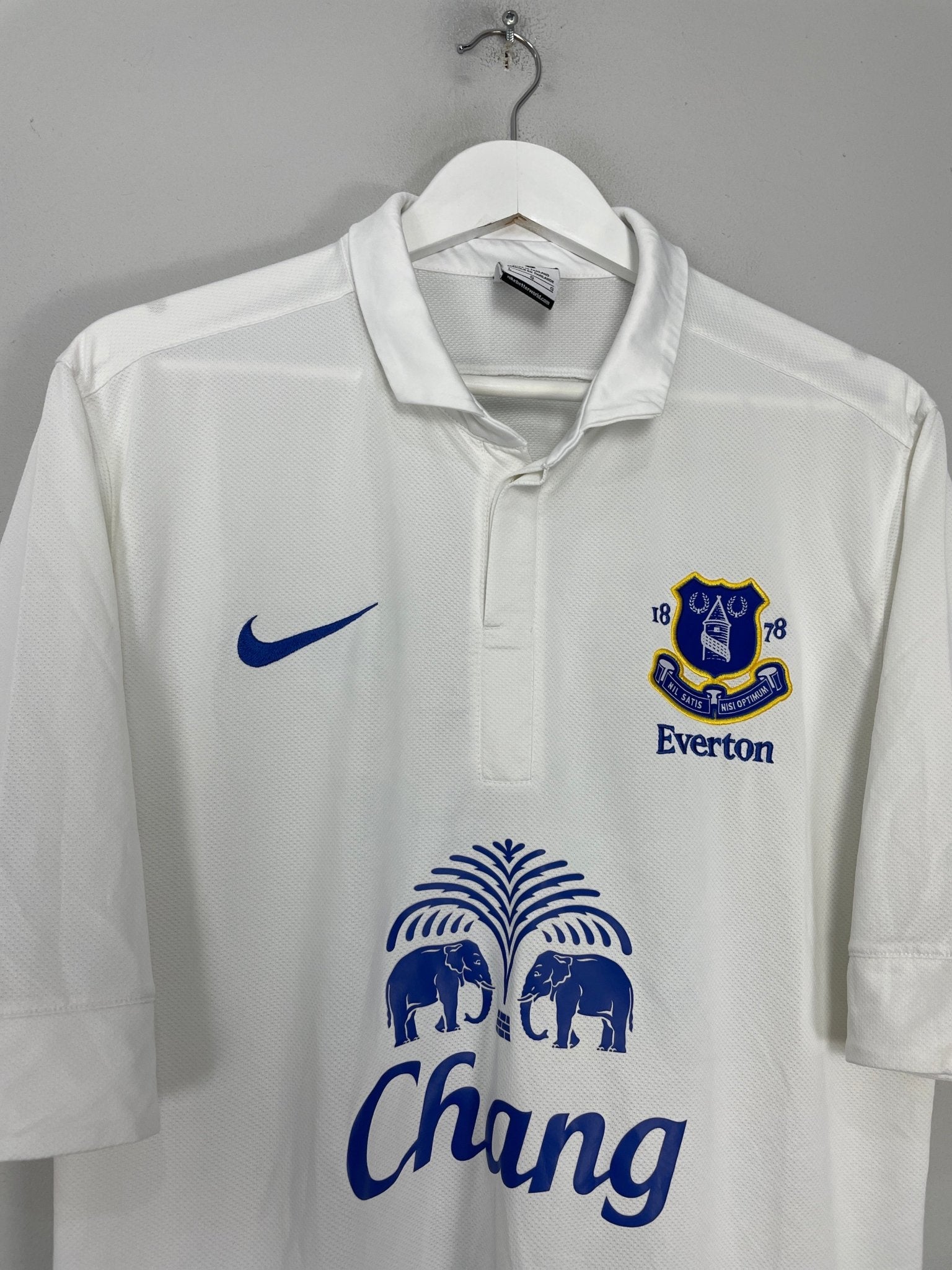 Shop 2012/13 EVERTON THIRD SHIRT (L) NIKE, classic football shirts, vintage football shirts & retro soccer jerseys at Cult Kits