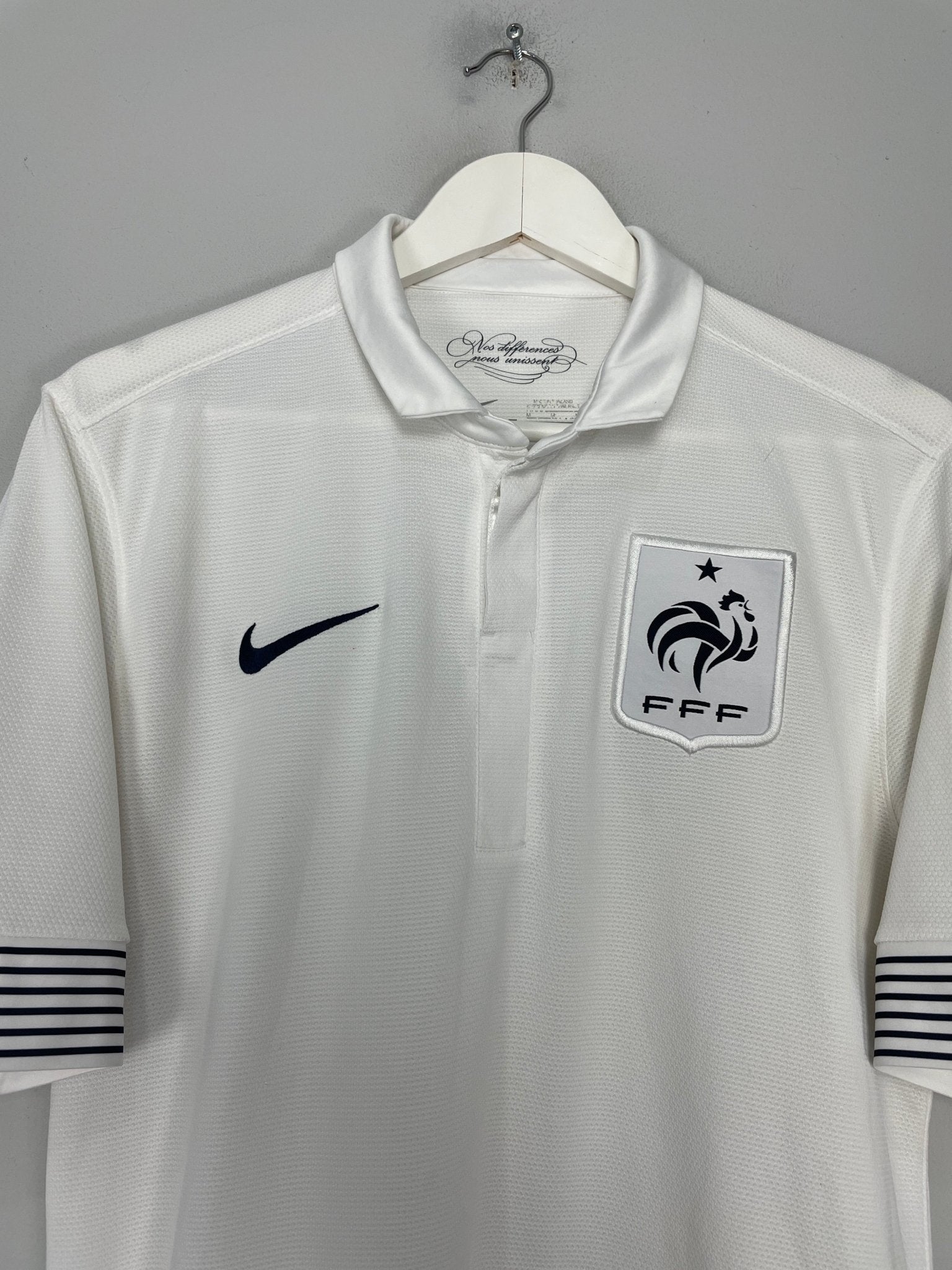 Shop 2012/13 FRANCE AWAY SHIRT (M) NIKE, classic football shirts, vintage football shirts & retro soccer jerseys at Cult Kits