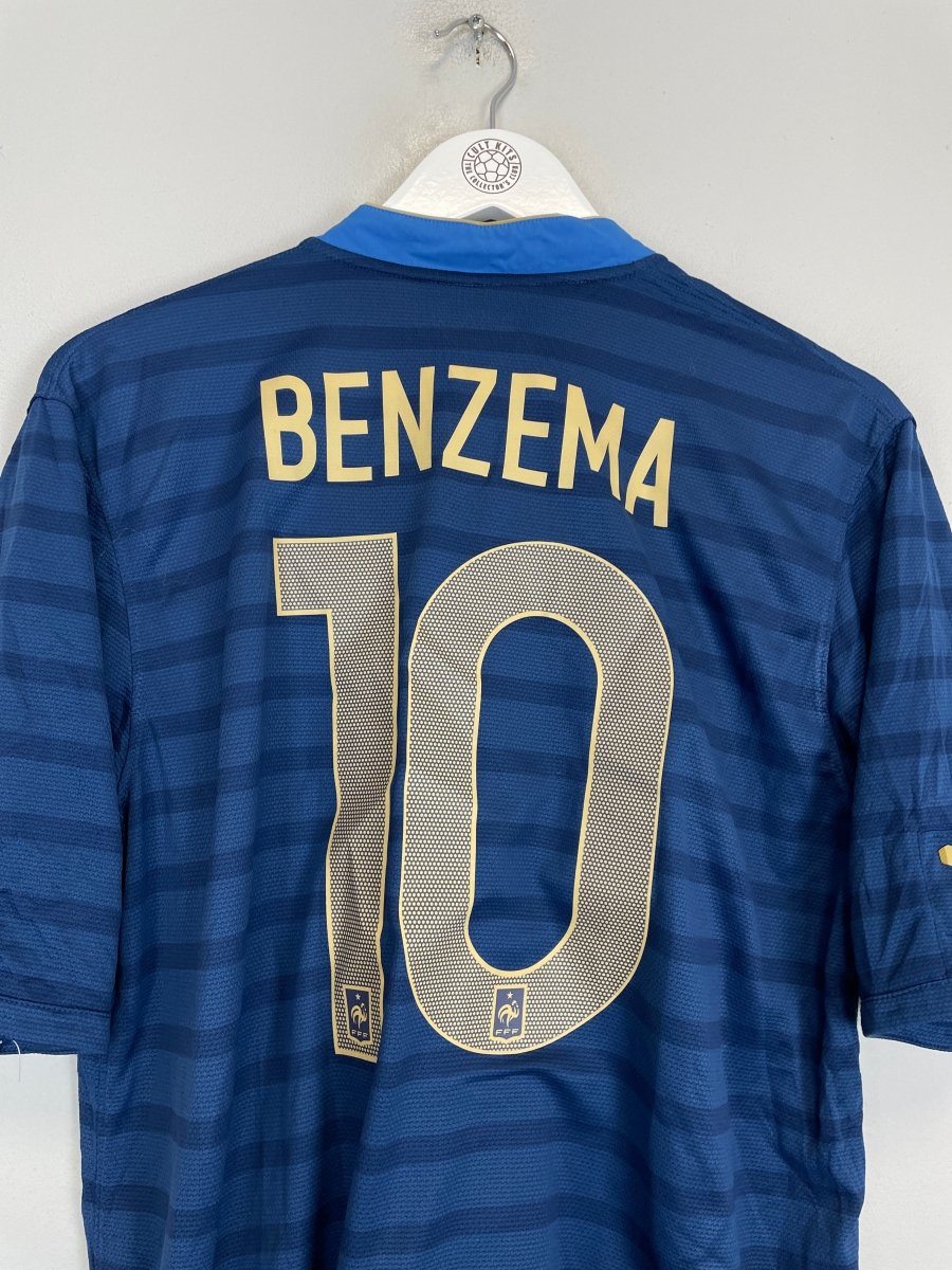 2012/13 FRANCE BENZEMA 10 HOME SHIRT (L) NIKE - Cult Kits - Large - Buy Vintage Football Shirts, Authentic Retro Football Shirts For Sale, Classic Football Shirts & Soccer Jersey