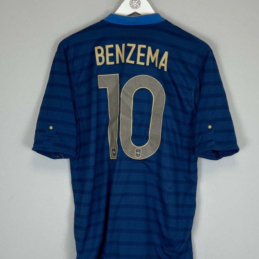 2012/13 FRANCE BENZEMA 10 HOME SHIRT (L) NIKE - Cult Kits - Large - Buy Vintage Football Shirts, Authentic Retro Football Shirts For Sale, Classic Football Shirts & Soccer Jersey