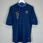 Shop 2012/13 FRANCE NASRI #11 HOME SHIRT (L) NIKE, classic football shirts, vintage football shirts & retro soccer jerseys at Cult Kits