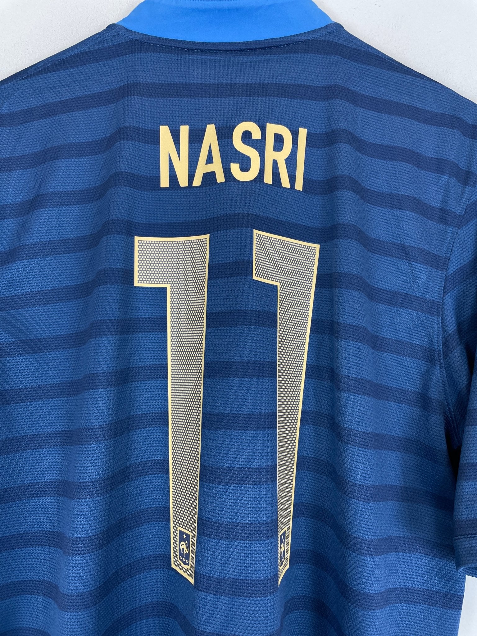 Shop 2012/13 FRANCE NASRI #11 HOME SHIRT (L) NIKE, classic football shirts, vintage football shirts & retro soccer jerseys at Cult Kits