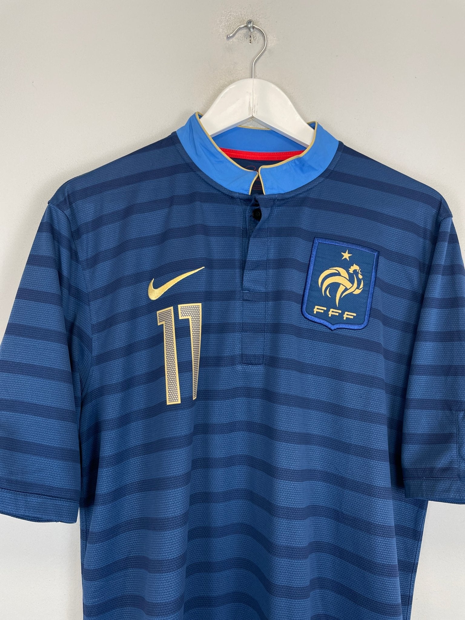 Shop 2012/13 FRANCE NASRI #11 HOME SHIRT (L) NIKE, classic football shirts, vintage football shirts & retro soccer jerseys at Cult Kits