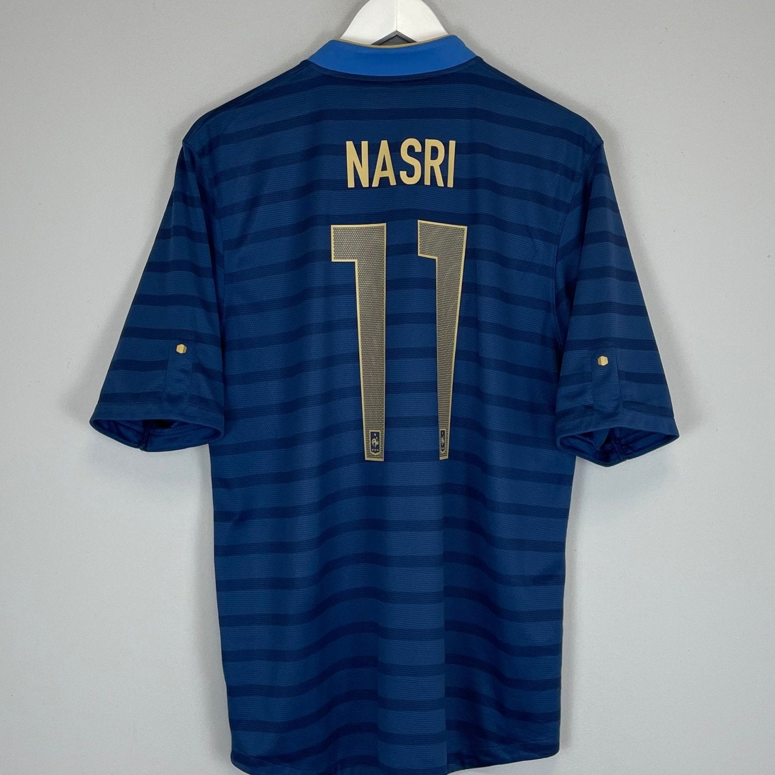 Shop 2012/13 FRANCE NASRI #11 HOME SHIRT (L) NIKE, classic football shirts, vintage football shirts & retro soccer jerseys at Cult Kits