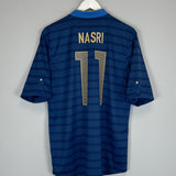 Shop 2012/13 FRANCE NASRI #11 HOME SHIRT (L) NIKE, classic football shirts, vintage football shirts & retro soccer jerseys at Cult Kits