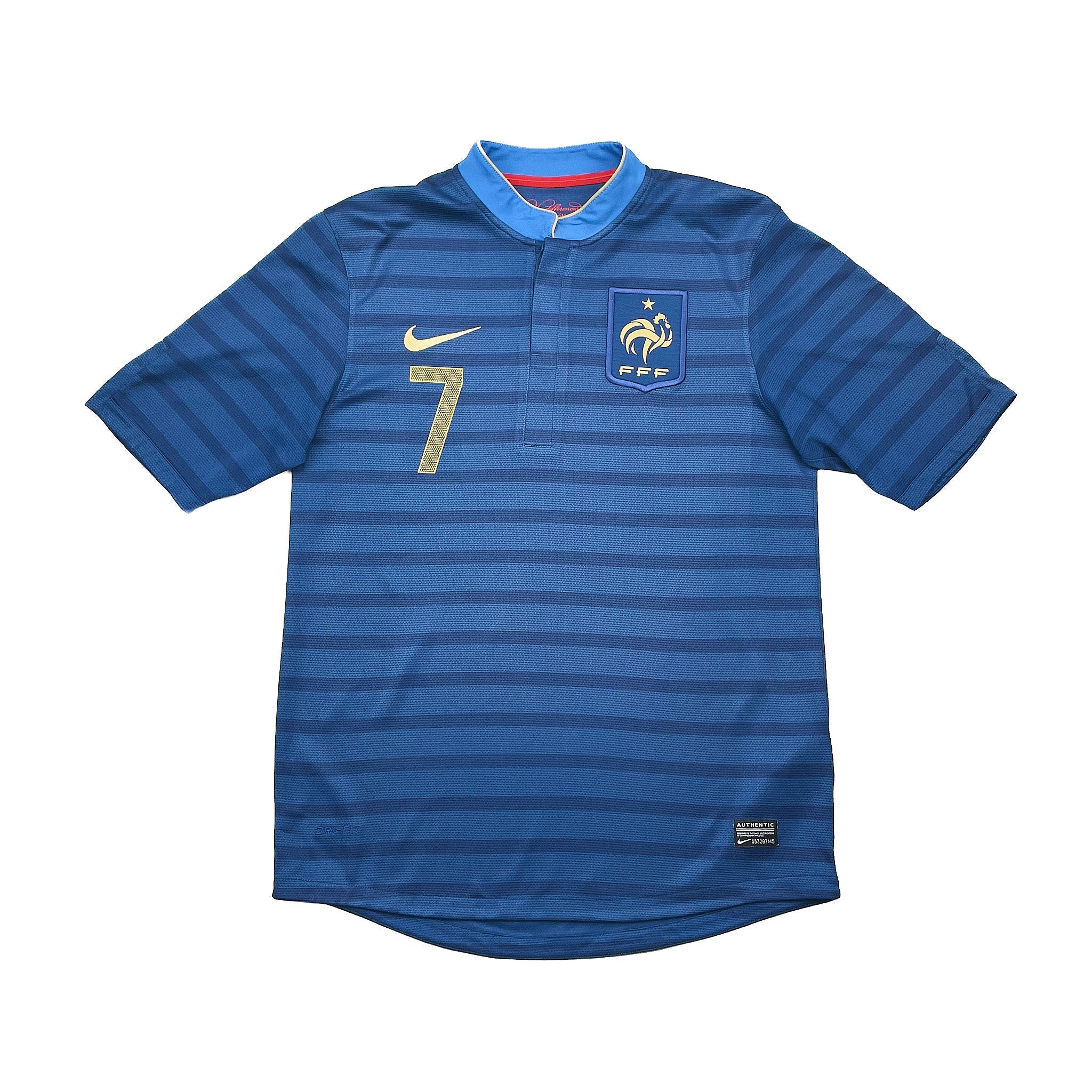 Nike フランス代表 RIBERY 7 シャツ 2012/13 France Ribery #7 Home Shirt (S) Nike – Cult Kits