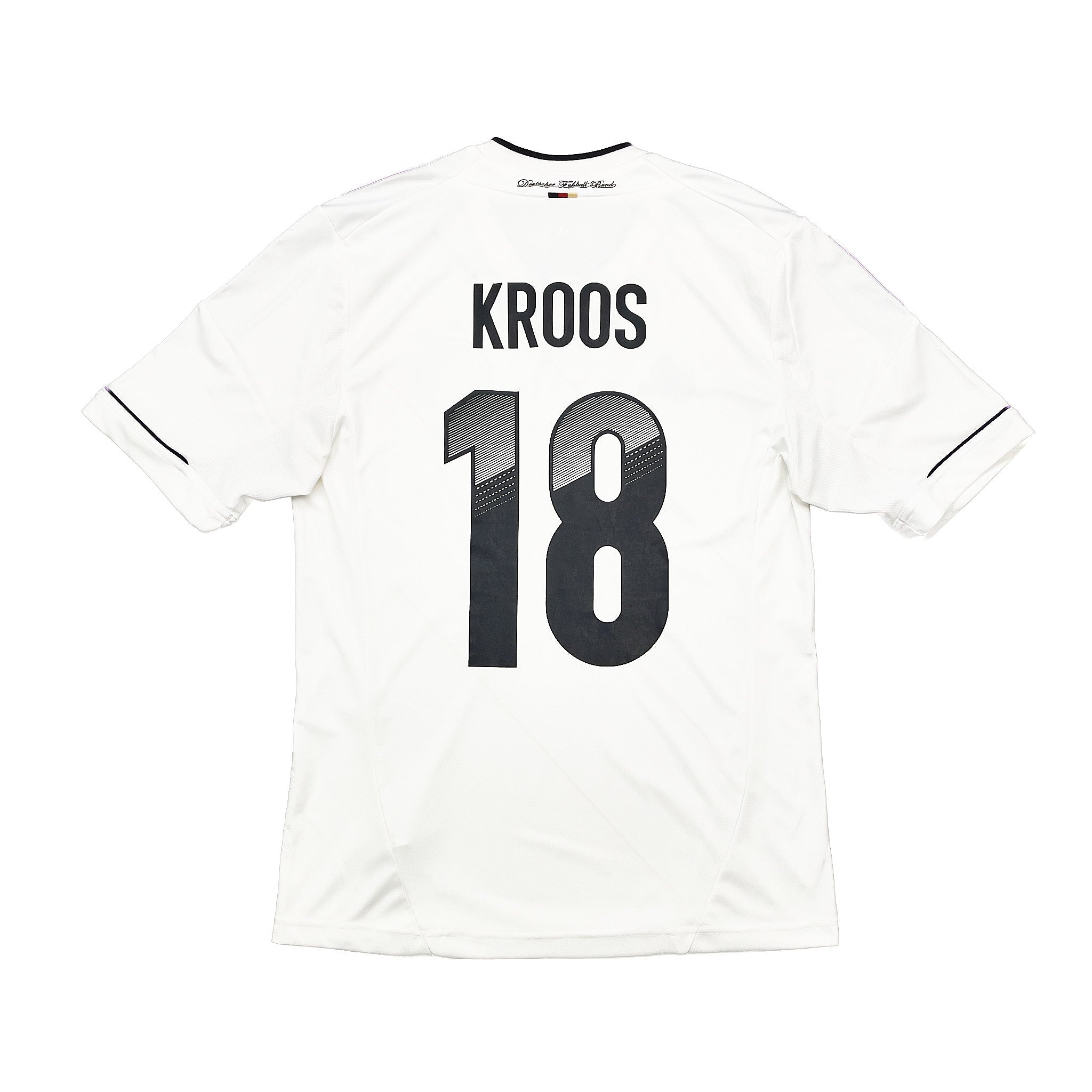 Buy 2012/13 Germany Kroos 18 Home Shirt (M) Adidas ~ Free worldwide shipping available ~ Authentic Vintage Football Shirts from Cult Kits