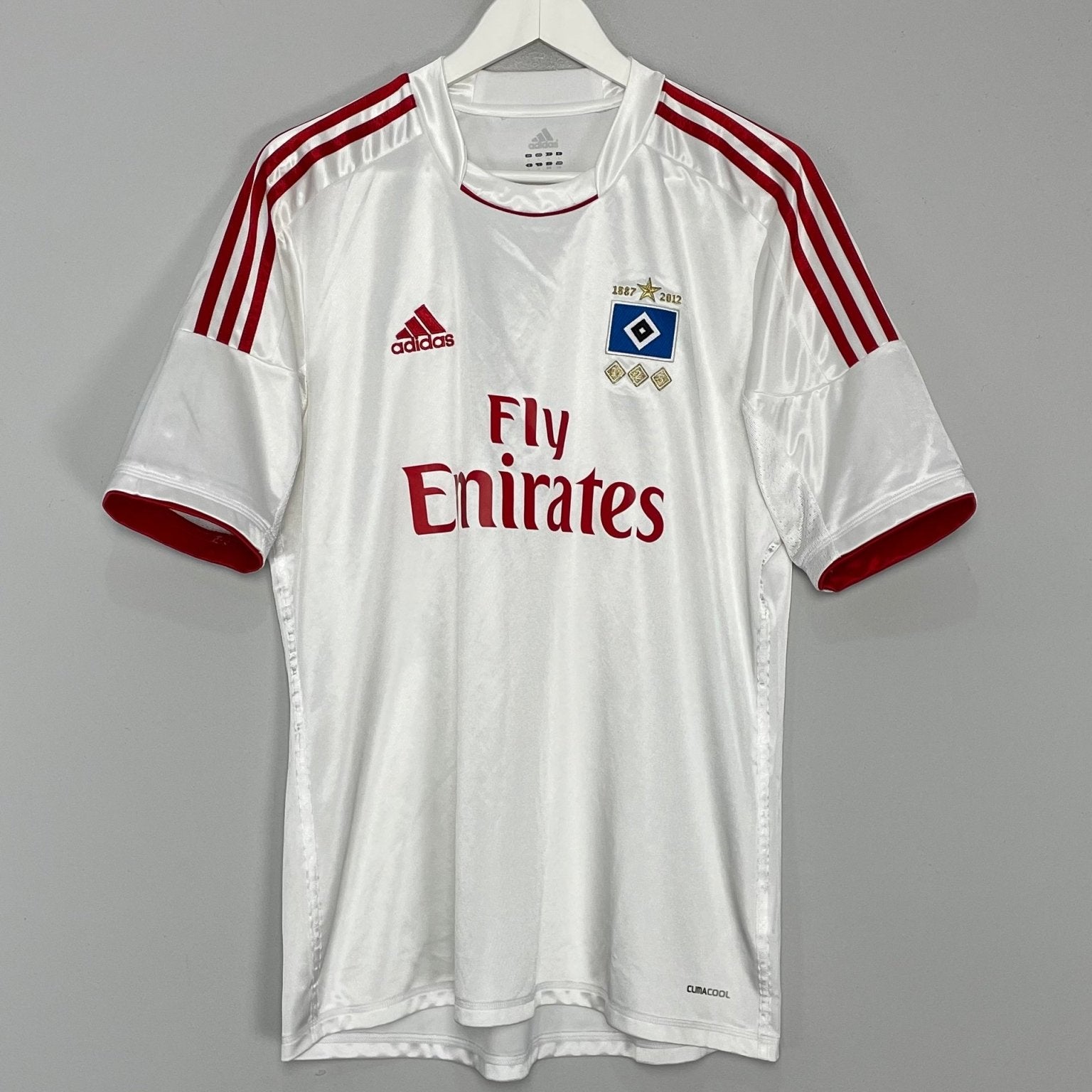 Shop 2012/13 HAMBURG 125 YEAR HOME SHIRT (L) ADIDAS, classic football shirts, vintage football shirts & retro soccer jerseys at Cult Kits