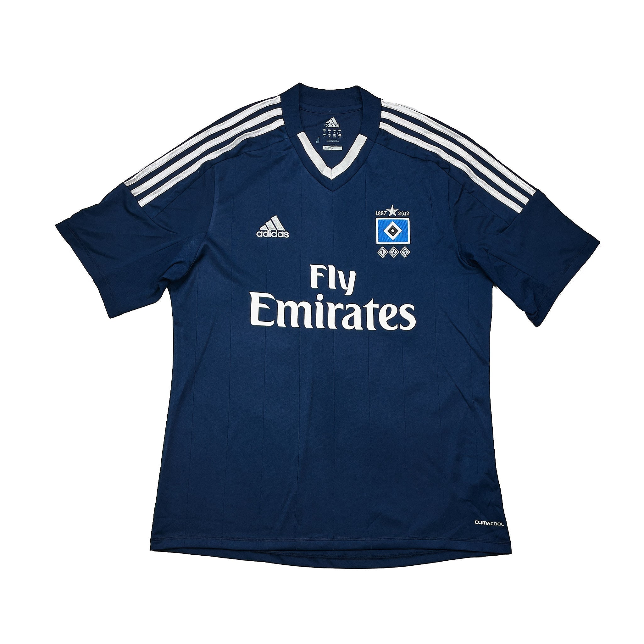 Buy 2012/13 Hamburg Son 40 *125 Years* Away Shirt (L) Adidas ~ Free worldwide shipping ~ Authentic Vintage Football Shirts from Cult Kits