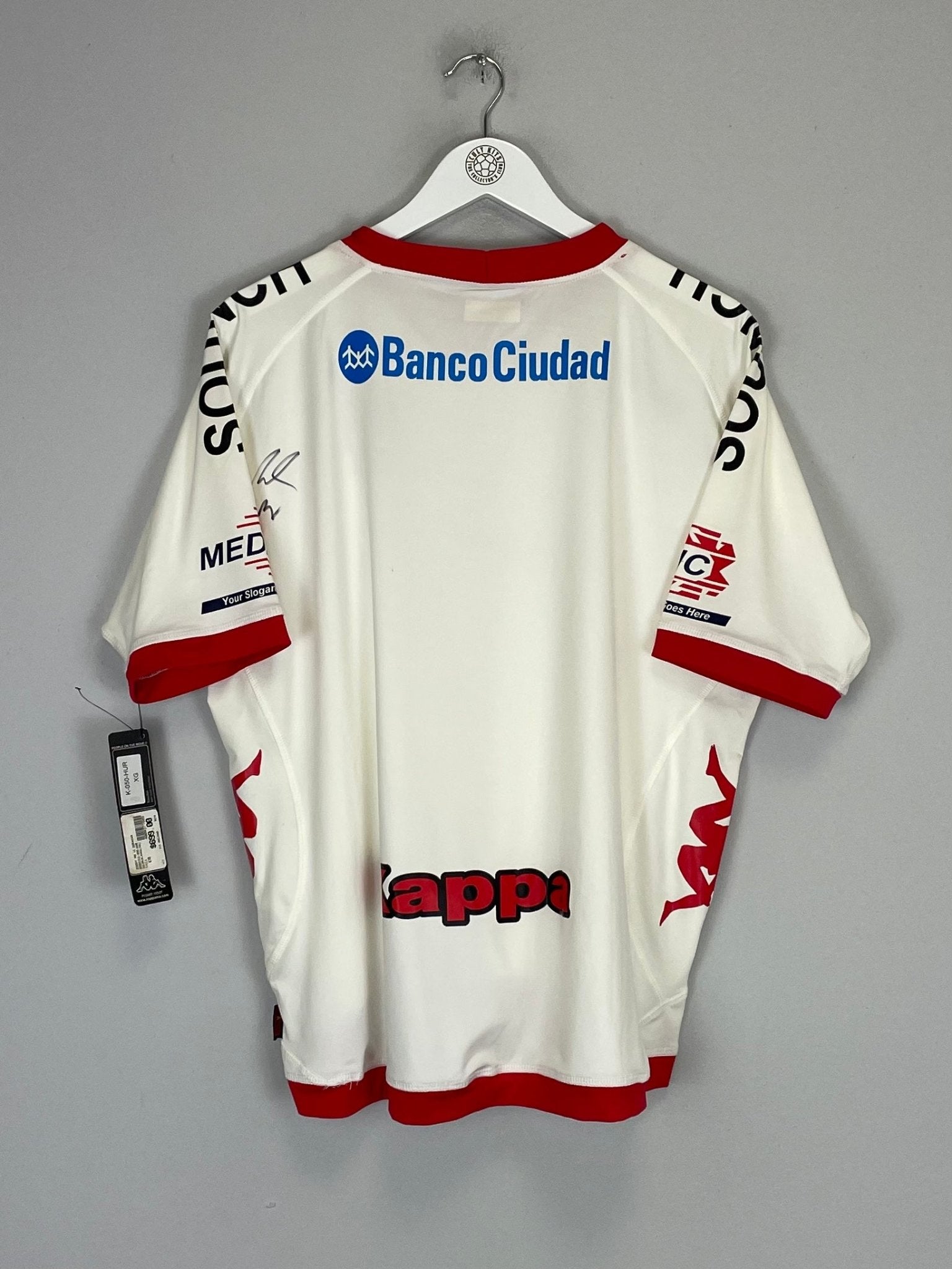 Shop 2012/13 HURACAN *SIGNED* BNWT HOME SHIRT (XL) KAPPA, classic football shirts, vintage football shirts & retro soccer jerseys at Cult Kits