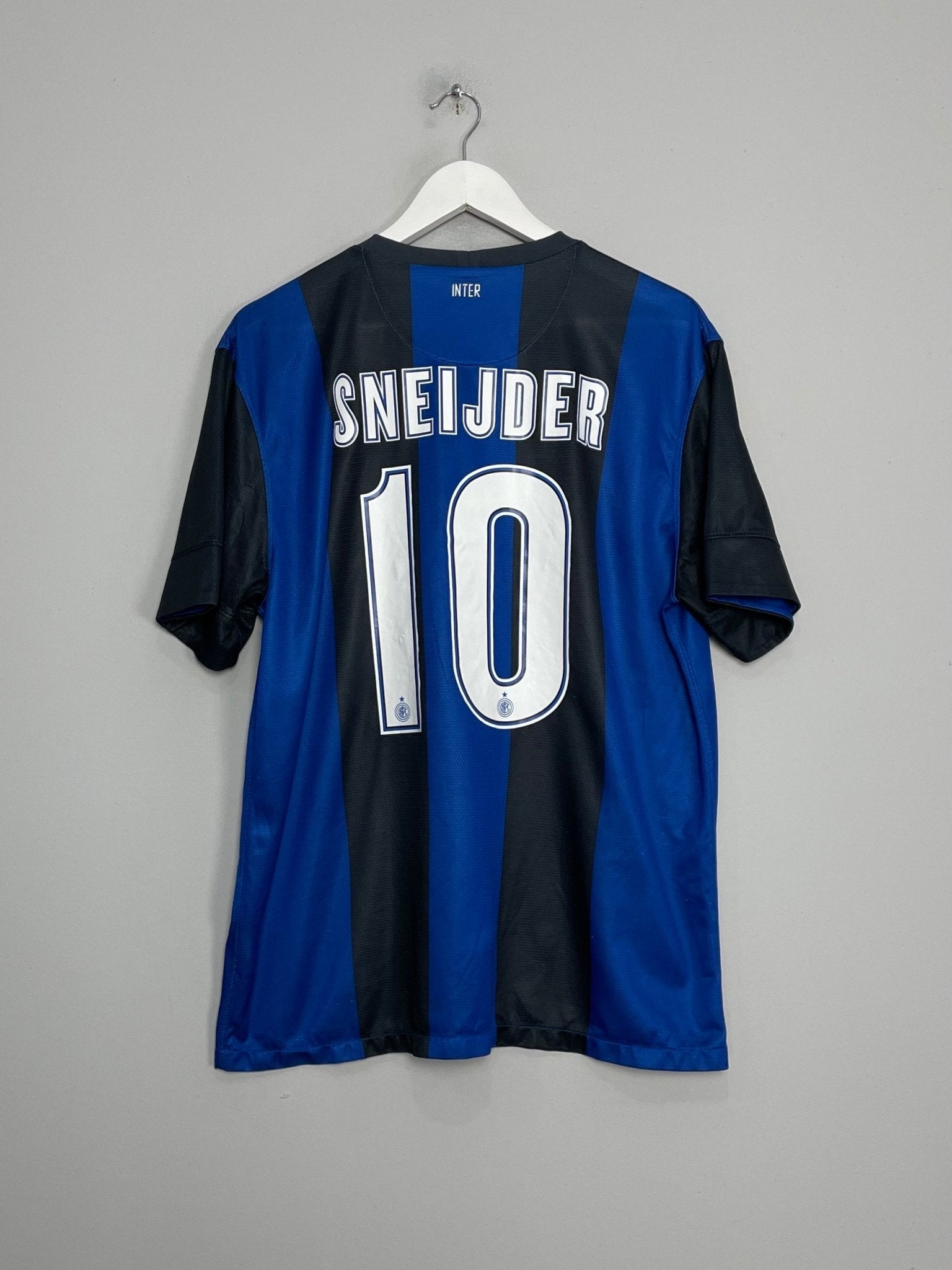 Shop 2012/13 INTER MILAN SNEIJDER #10 HOME SHIRT (XL) NIKE, classic football shirts, vintage football shirts & retro soccer jerseys at Cult Kits
