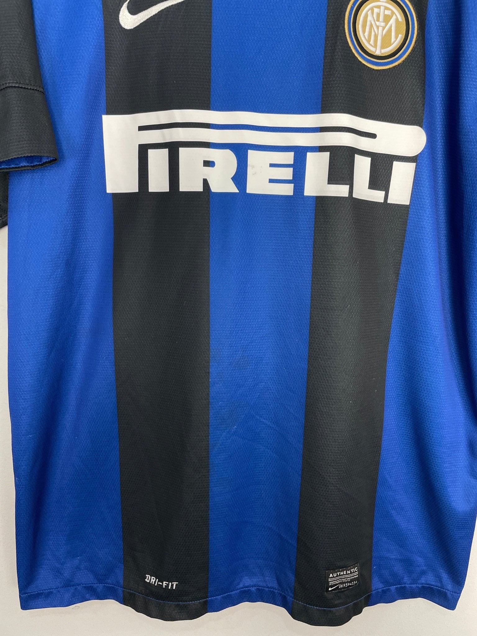 Shop 2012/13 INTER MILAN SNEIJDER #10 HOME SHIRT (XL) NIKE, classic football shirts, vintage football shirts & retro soccer jerseys at Cult Kits