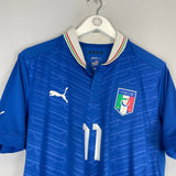 2012/13 ITALY DI NATALE 11 HOME SHIRT (L) PUMA - Cult Kits - Large - Buy Vintage Football Shirts, Authentic Retro Football Shirts For Sale, Classic Football Shirts & Soccer Jersey