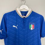 Shop 2012/13 ITALY HOME SHIRT (M) PUMA, classic football shirts, vintage football shirts & retro soccer jerseys at Cult Kits