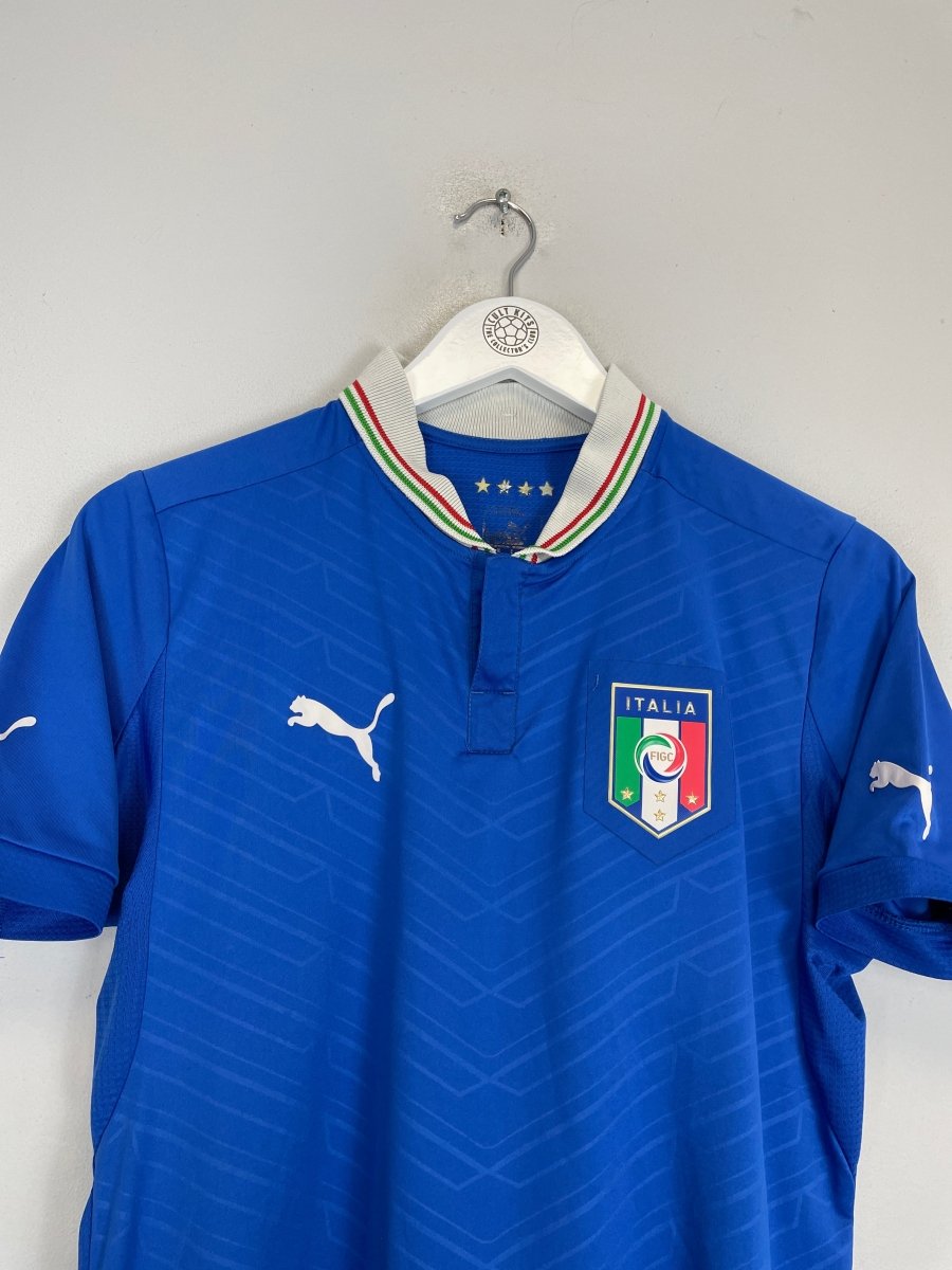 2012/13 ITALY HOME SHIRT (S) PUMA - Cult Kits - Small - Buy Vintage Football Shirts, Authentic Retro Football Shirts For Sale, Classic Football Shirts & Soccer Jersey