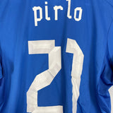 Shop 2012/13 ITALY PIRLO #21 HOME SHIRT (XL) PUMA, classic football shirts, vintage football shirts & retro soccer jerseys at Cult Kits