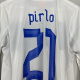 Shop 2012/13 ITALY PIRLO #21 L/S AWAY SHIRT (S) PUMA, classic football shirts, vintage football shirts & retro soccer jerseys at Cult Kits