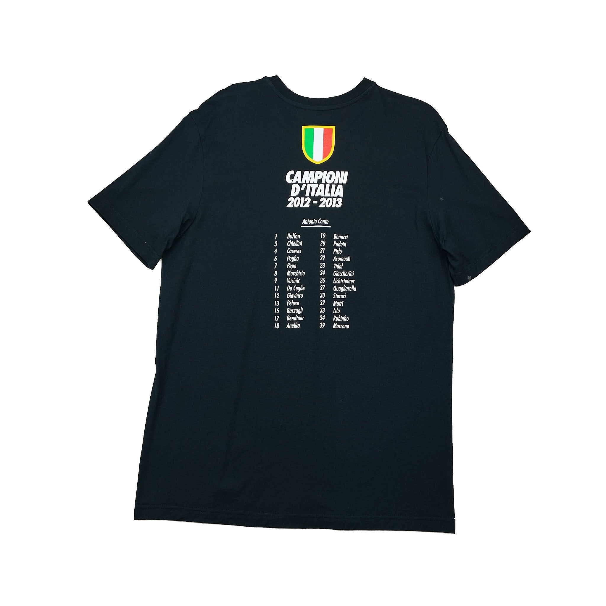 Buy 2012/13 Juventus 'Champions' T-Shirt (L) Nike ~ Free worldwide shipping ~ Authentic Vintage Football Shirts from Cult Kits