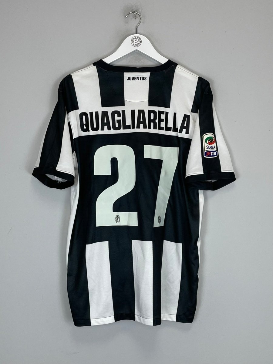2012/13 JUVENTUS QUAGLIARELLA 27 HOME SHIRT (L) NIKE - Cult Kits - Large - Buy Vintage Football Shirts, Authentic Retro Football Shirts For Sale, Classic Football Shirts & Soccer Jersey