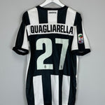 2012/13 JUVENTUS QUAGLIARELLA 27 HOME SHIRT (L) NIKE - Cult Kits - Large - Buy Vintage Football Shirts, Authentic Retro Football Shirts For Sale, Classic Football Shirts & Soccer Jersey