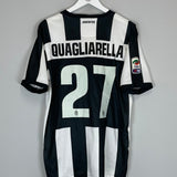2012/13 JUVENTUS QUAGLIARELLA 27 HOME SHIRT (L) NIKE - Cult Kits - Large - Buy Vintage Football Shirts, Authentic Retro Football Shirts For Sale, Classic Football Shirts & Soccer Jersey