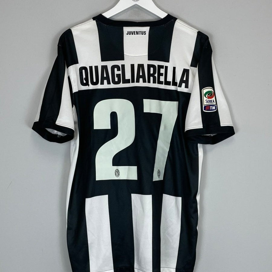 2012/13 JUVENTUS QUAGLIARELLA 27 HOME SHIRT (L) NIKE - Cult Kits - Large - Buy Vintage Football Shirts, Authentic Retro Football Shirts For Sale, Classic Football Shirts & Soccer Jersey