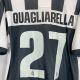 2012/13 JUVENTUS QUAGLIARELLA 27 HOME SHIRT (L) NIKE - Cult Kits - Large - Buy Vintage Football Shirts, Authentic Retro Football Shirts For Sale, Classic Football Shirts & Soccer Jersey