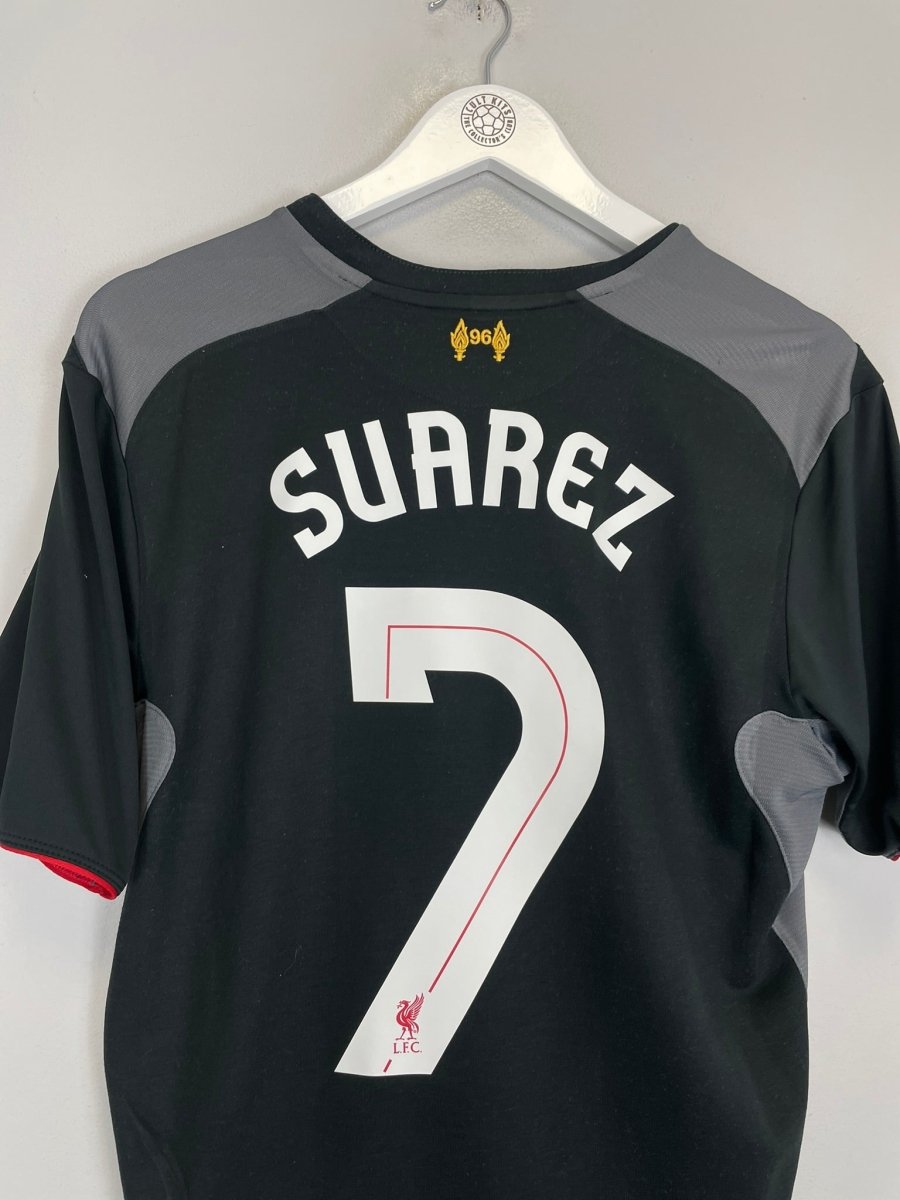 2012/13 LIVERPOOL SUAREZ 7 AWAY SHIRT (M) WARRIOR - Cult Kits - Medium - Buy Vintage Football Shirts, Authentic Retro Football Shirts For Sale, Classic Football Shirts & Soccer Jersey