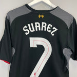 2012/13 LIVERPOOL SUAREZ 7 AWAY SHIRT (M) WARRIOR - Cult Kits - Medium - Buy Vintage Football Shirts, Authentic Retro Football Shirts For Sale, Classic Football Shirts & Soccer Jersey