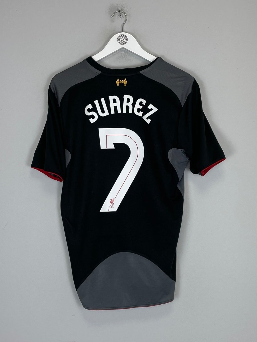 2012/13 LIVERPOOL SUAREZ 7 AWAY SHIRT (M) WARRIOR - Cult Kits - Medium - Buy Vintage Football Shirts, Authentic Retro Football Shirts For Sale, Classic Football Shirts & Soccer Jersey