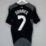 2012/13 LIVERPOOL SUAREZ 7 AWAY SHIRT (M) WARRIOR - Cult Kits - Medium - Buy Vintage Football Shirts, Authentic Retro Football Shirts For Sale, Classic Football Shirts & Soccer Jersey