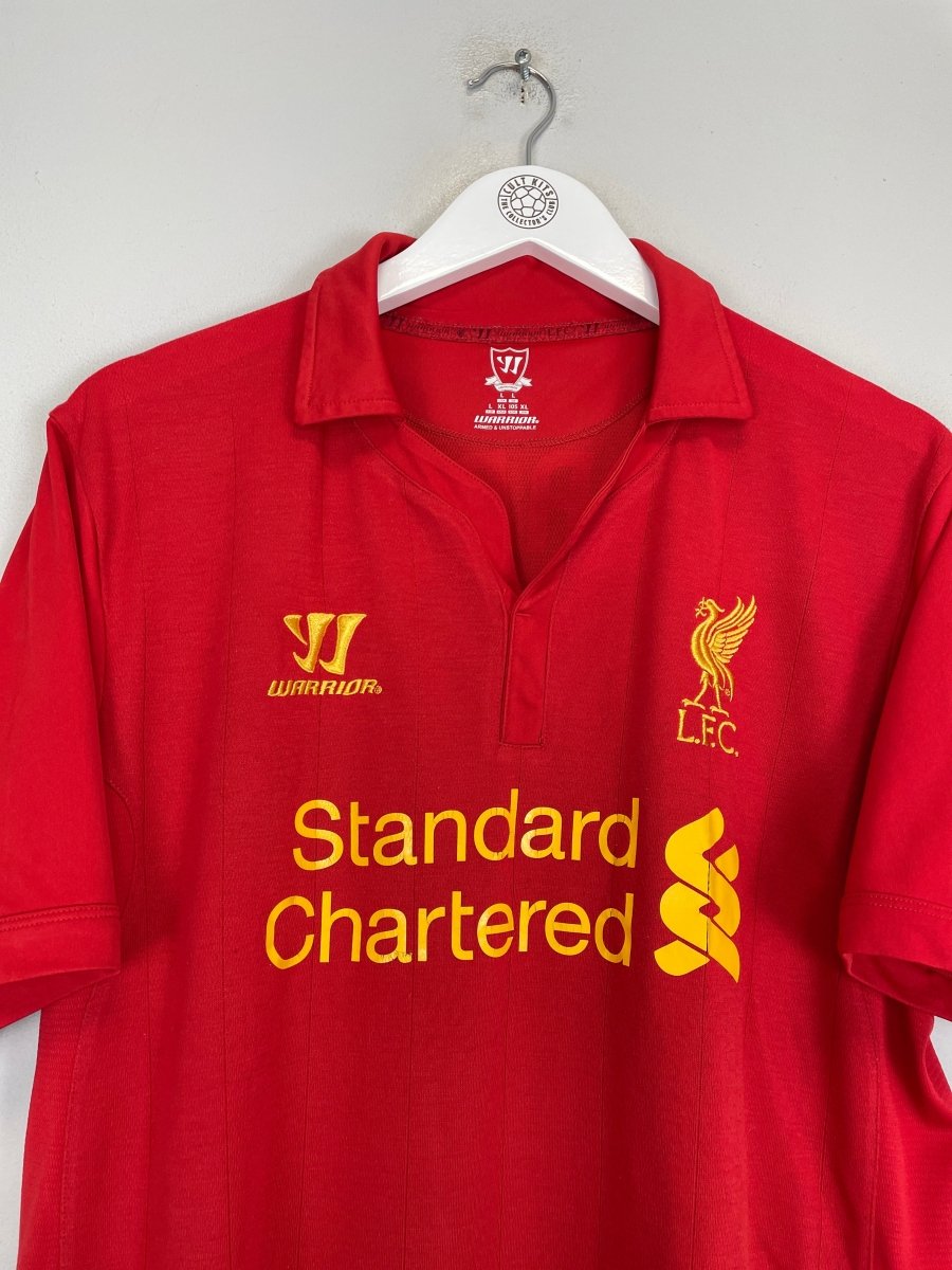 2012/13 LIVERPOOL SUAREZ 7 HOME SHIRT (L) WARRIOR - Cult Kits - Large - Buy Vintage Football Shirts, Authentic Retro Football Shirts For Sale, Classic Football Shirts & Soccer Jersey