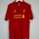 2012/13 LIVERPOOL SUAREZ 7 HOME SHIRT (L) WARRIOR - Cult Kits - Large - Buy Vintage Football Shirts, Authentic Retro Football Shirts For Sale, Classic Football Shirts & Soccer Jersey