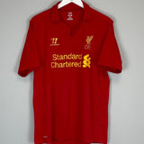 2012/13 LIVERPOOL SUAREZ 7 HOME SHIRT (L) WARRIOR - Cult Kits - Large - Buy Vintage Football Shirts, Authentic Retro Football Shirts For Sale, Classic Football Shirts & Soccer Jersey