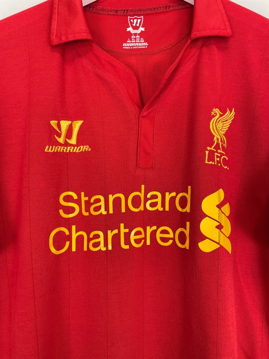 2012/13 LIVERPOOL SUAREZ 7 HOME SHIRT (L) WARRIOR - Cult Kits - Large - Buy Vintage Football Shirts, Authentic Retro Football Shirts For Sale, Classic Football Shirts & Soccer Jersey