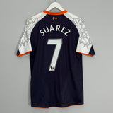 Shop 2012/13 LIVERPOOL SUAREZ #7 THIRD SHIRT (M) WARRIOR, classic football shirts, vintage football shirts & retro soccer jerseys at Cult Kits
