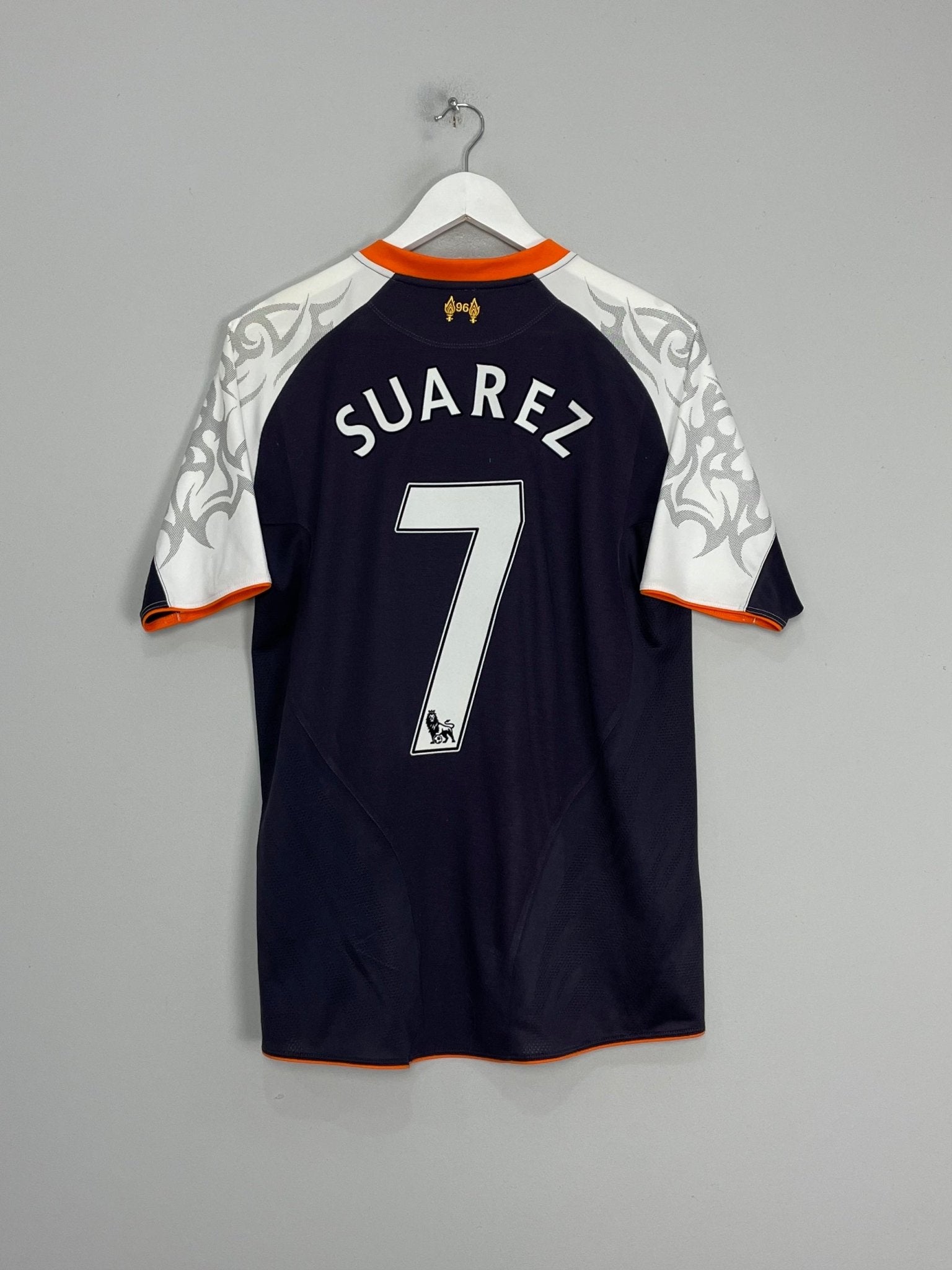 Shop 2012/13 LIVERPOOL SUAREZ #7 THIRD SHIRT (M) WARRIOR, classic football shirts, vintage football shirts & retro soccer jerseys at Cult Kits