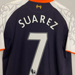 Shop 2012/13 LIVERPOOL SUAREZ #7 THIRD SHIRT (M) WARRIOR, classic football shirts, vintage football shirts & retro soccer jerseys at Cult Kits
