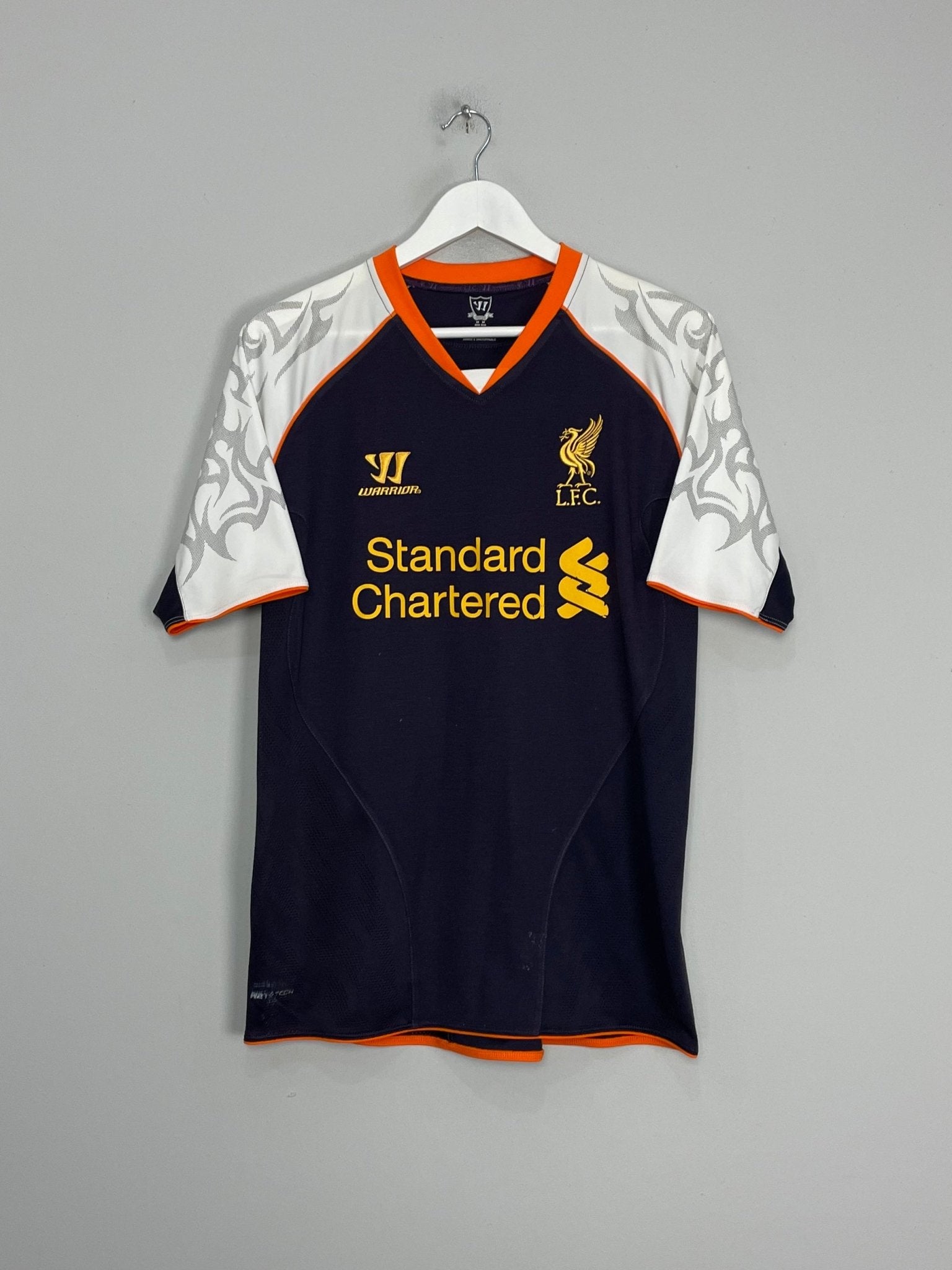 Shop 2012/13 LIVERPOOL SUAREZ #7 THIRD SHIRT (M) WARRIOR, classic football shirts, vintage football shirts & retro soccer jerseys at Cult Kits