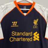 Shop 2012/13 LIVERPOOL SUAREZ #7 THIRD SHIRT (M) WARRIOR, classic football shirts, vintage football shirts & retro soccer jerseys at Cult Kits