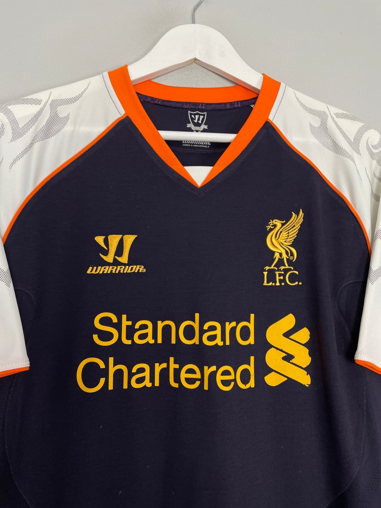 Shop 2012/13 LIVERPOOL SUAREZ #7 THIRD SHIRT (M) WARRIOR, classic football shirts, vintage football shirts & retro soccer jerseys at Cult Kits