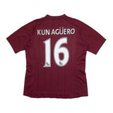 Buy 2012/13 Manchester City Aguero 16 Away Shirt (L) Umbro ~ Free worldwide shipping ~ Authentic Vintage Football Shirts from Cult Kits