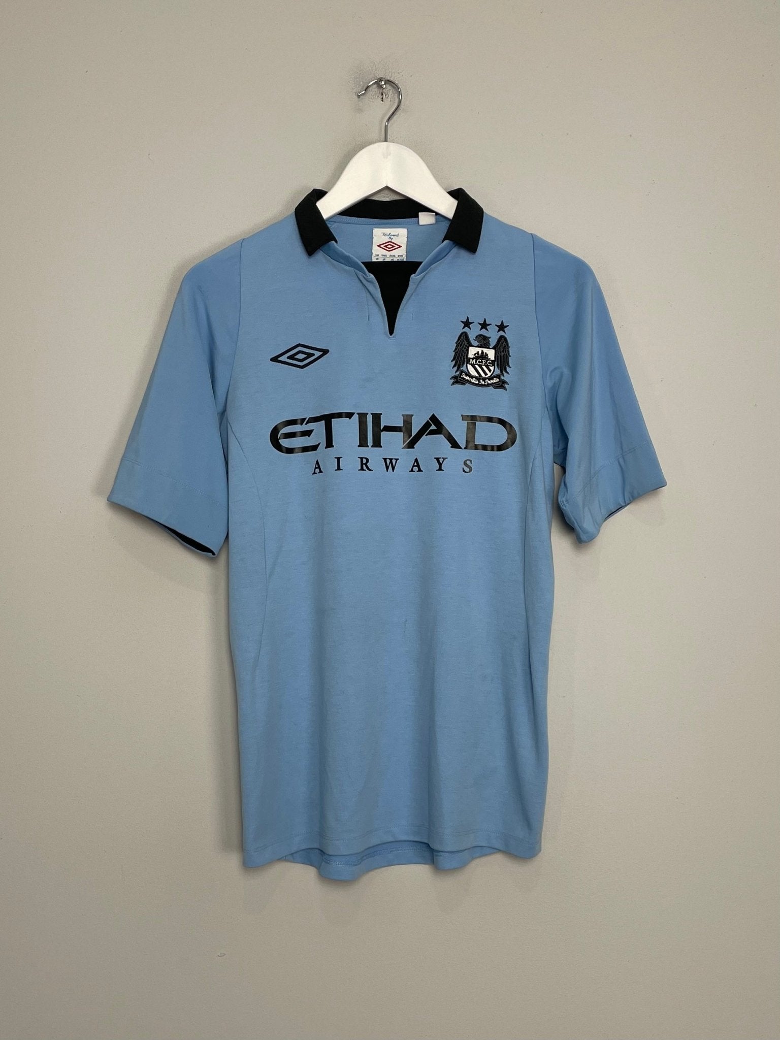 Shop 2012/13 MANCHESTER CITY HART #1 HOME SHIRT (S) UMBRO, classic football shirts, vintage football shirts & retro soccer jerseys at Cult Kits