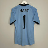 Shop 2012/13 MANCHESTER CITY HART #1 HOME SHIRT (S) UMBRO, classic football shirts, vintage football shirts & retro soccer jerseys at Cult Kits