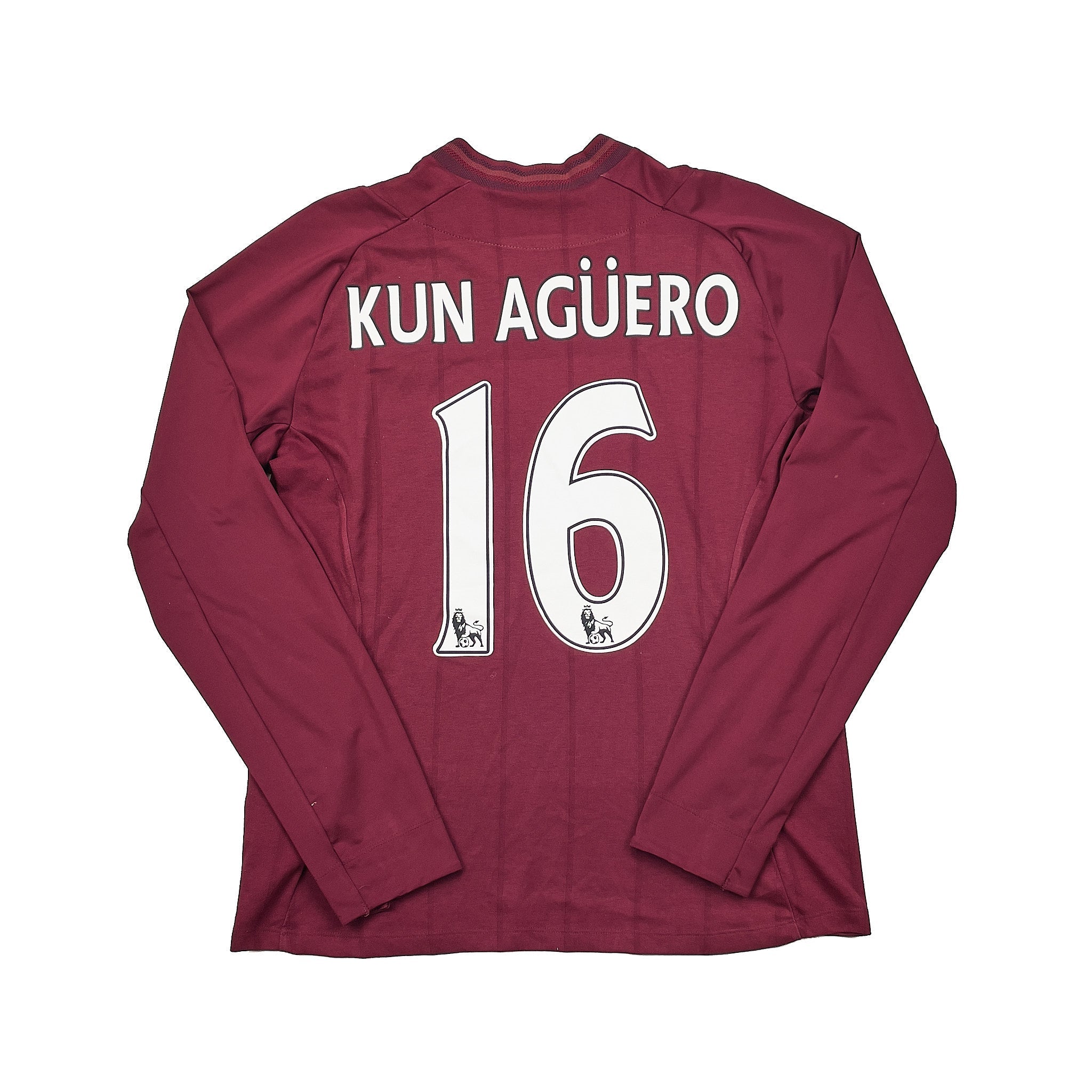 Buy 2012/13 MANCHESTER CITY KUN AGUERO 16 L/S AWAY SHIRT (M/L) UMBRO ~ Free worldwide shipping available ~ Authentic Vintage Football Shirts from Cult Kits