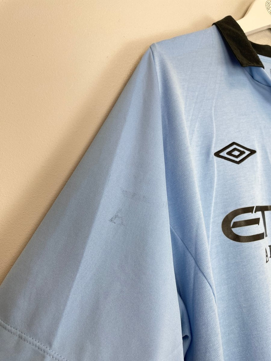 2012/13 MANCHESTER CITY TEVEZ 32 HOME SHIRT (XXL) UMBRO - Cult Kits - XXL - Buy Vintage Football Shirts, Authentic Retro Football Shirts For Sale, Classic Football Shirts & Soccer Jersey