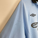 2012/13 MANCHESTER CITY TEVEZ 32 HOME SHIRT (XXL) UMBRO - Cult Kits - XXL - Buy Vintage Football Shirts, Authentic Retro Football Shirts For Sale, Classic Football Shirts & Soccer Jersey