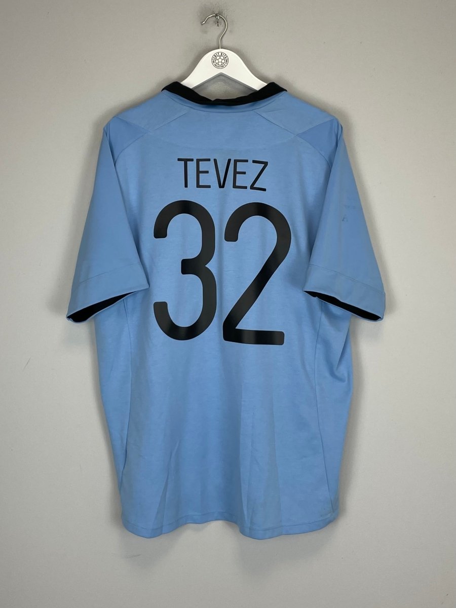 2012/13 MANCHESTER CITY TEVEZ 32 HOME SHIRT (XXL) UMBRO - Cult Kits - XXL - Buy Vintage Football Shirts, Authentic Retro Football Shirts For Sale, Classic Football Shirts & Soccer Jersey