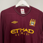 Shop 2012/13 MANCHESTER CITY TOURE YAYA #42 L/S AWAY SHIRT (XL) UMBRO, classic football shirts, vintage football shirts & retro soccer jerseys at Cult Kits
