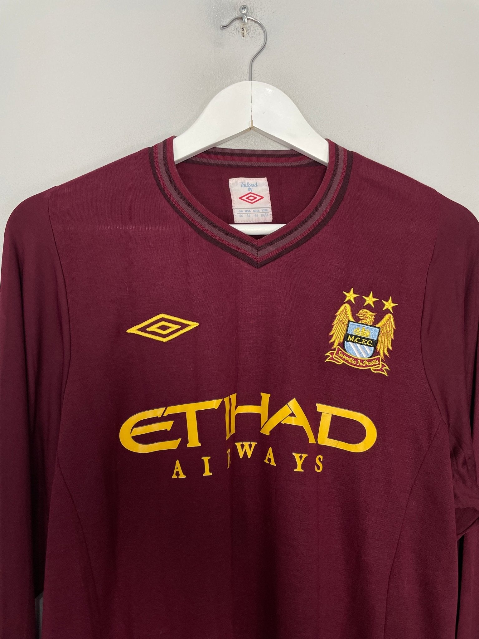 Shop 2012/13 MANCHESTER CITY TOURE YAYA #42 L/S AWAY SHIRT (XL) UMBRO, classic football shirts, vintage football shirts & retro soccer jerseys at Cult Kits
